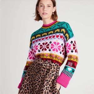 Kate Spade Fair Isle sweater